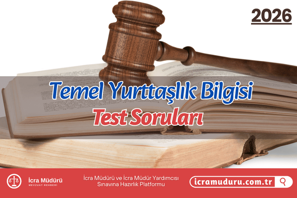 Temel Yurttaşlık Bilgisi Test Soruları Online Çöz