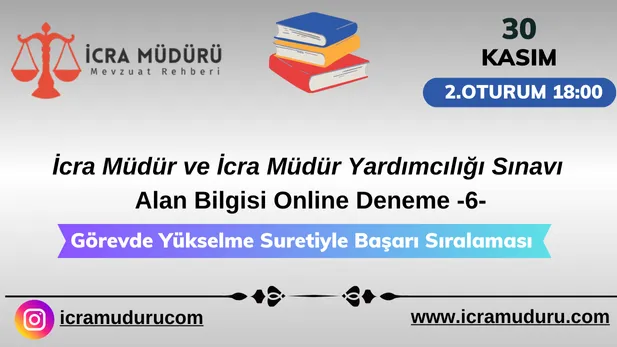 30 Kasım 2024 Görevde Yükselme Suretiyle Deneme Sınavı 2. Oturum Başarı Sıralaması Açıklandı