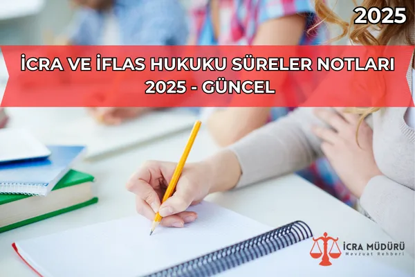 İcra ve İflas Hukuku Süreler Notları (2025 Güncel)