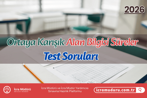 Ortaya Karışık Alan Bilgisi Süreler Test Soruları
