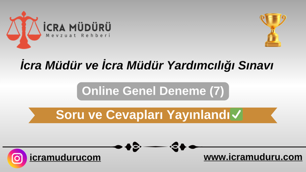 5 Aralık 2024 Online Deneme 7 Soru ve Cevapları Yayınlandı