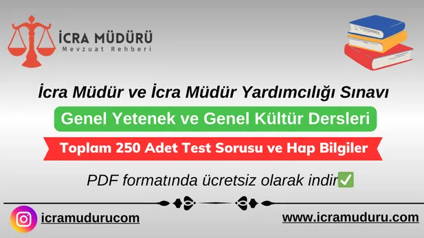 Genel Yetenek ve Genel KültürDersleri 250 Adet Test Sorusu ve Nokta Atışı Bilgiler