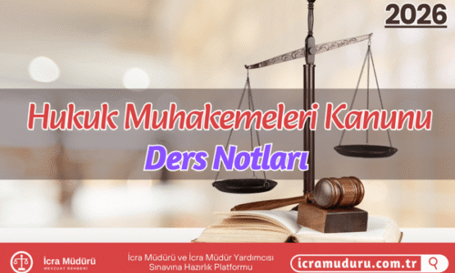 Hukuk Muhakemeleri Kanunu Ders Notları 2026