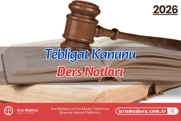 Tebligat Kanunu Ders Notları 2026 (PDF)