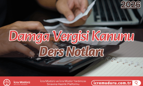 Damga Vergisi Kanunu Ders Notları – 2026 (PDF)