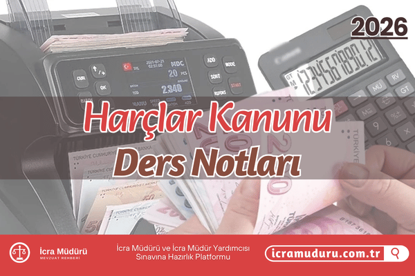 Harçlar Kanunu Ders Notları – Güncel PDF (2026)